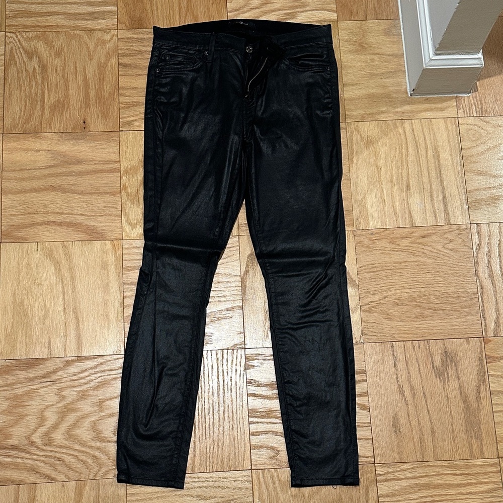 7 For All Mankind Black Denim Jeans